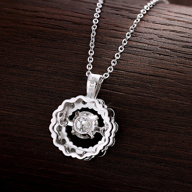 bloomsbury blossom moissanite necklace - oxford jewellery™