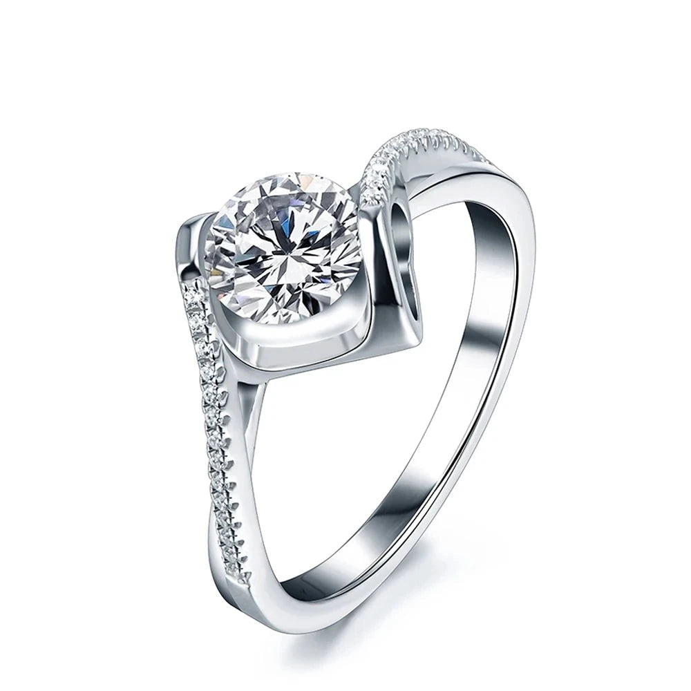 mary shelley moissanite ring - 1 carat - oxford jewellery™