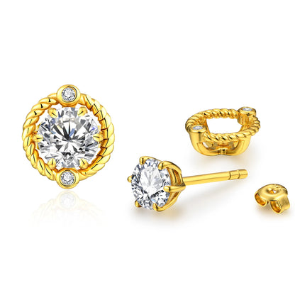 London Horizon Moissanite Earrings - Oxford Jewellery™