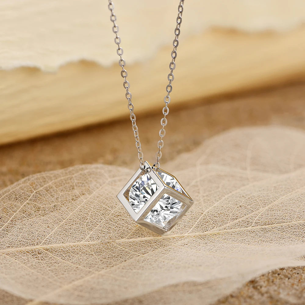 hyde park majesty cubic moissanite necklace - oxford jewellery™