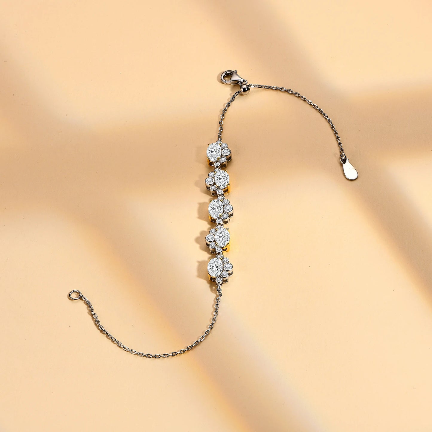 buckingham elegance moissanite bracelet - oxford jewellery™