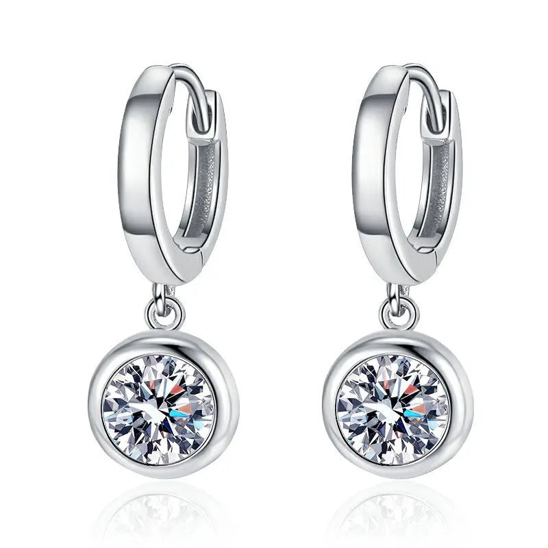 london executive moissanite earrings - oxford jewellery™