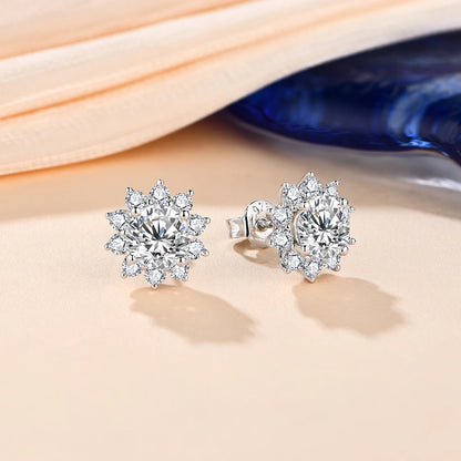 Timeless Elegance Moissanite Stud Earrings - Oxford Jewellery™