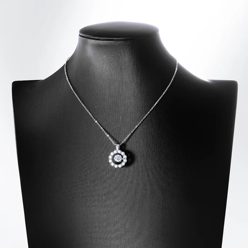 bloomsbury blossom moissanite necklace - oxford jewellery™