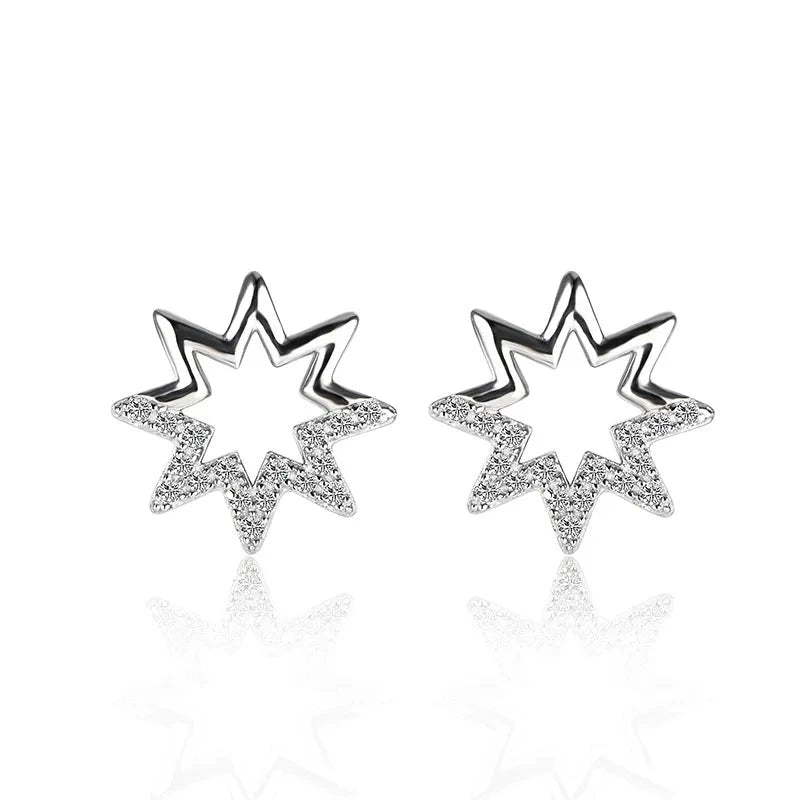 british starlight moissanite stud earrings - oxford jewellery™