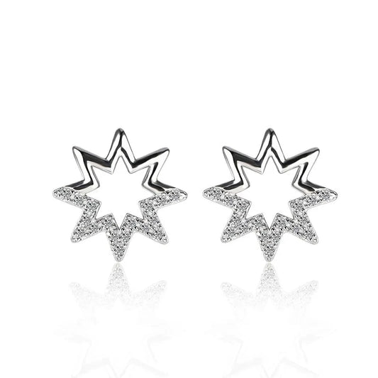 British Starlight Moissanite Stud Earrings - Oxford Jewellery™