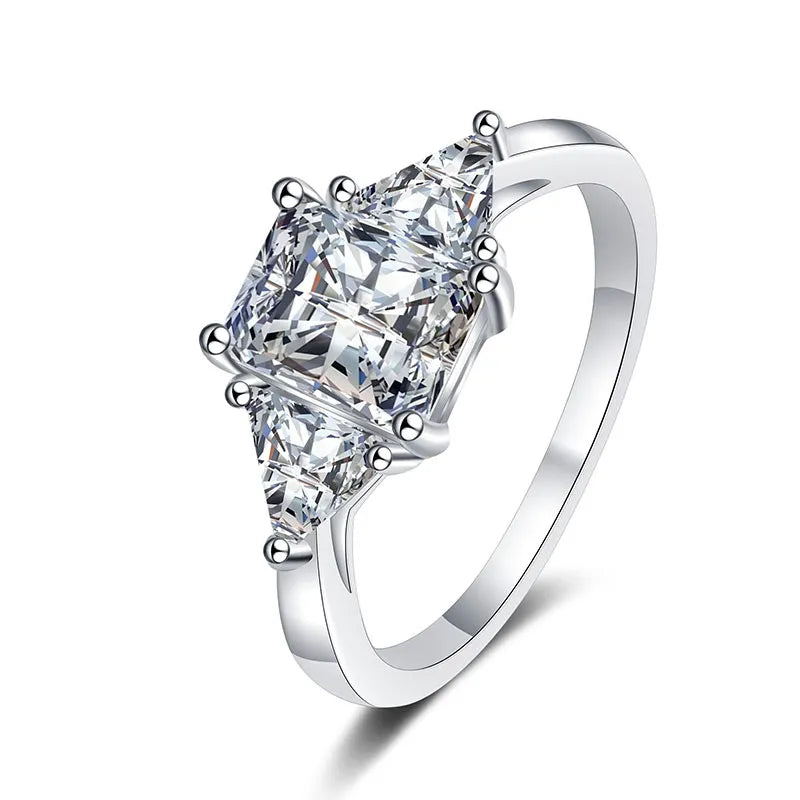 beatrix potter moissanite ring - 3 carat - oxford jewellery™