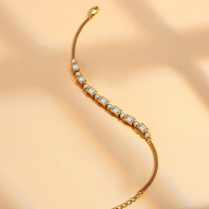 Britannia Duo Eternity Moissanite Bracelet - Oxford Jewellery™