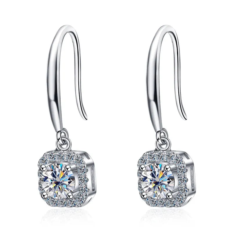 white tower of london moissanite earrings - oxford jewellery™