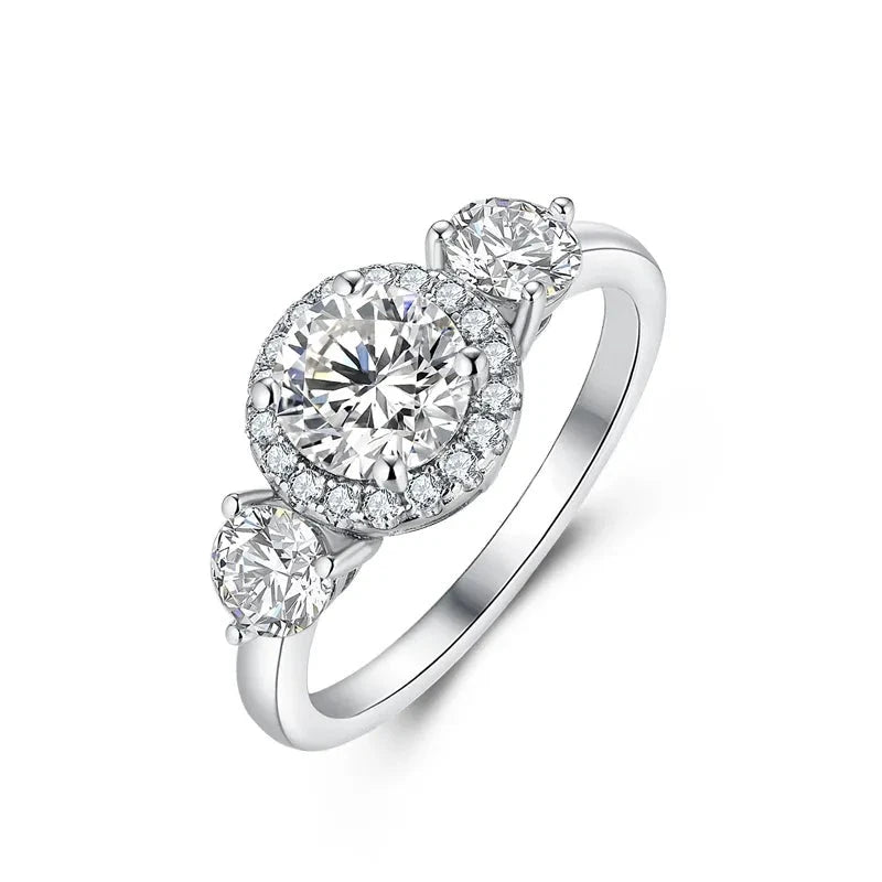 christina rossetti moissanite ring - 1 carat - oxford jewellery™