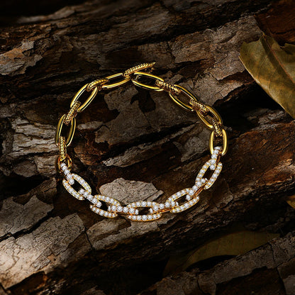 British Bliss Half-Eternity Moissanite Bracelet - Oxford Jewellery™