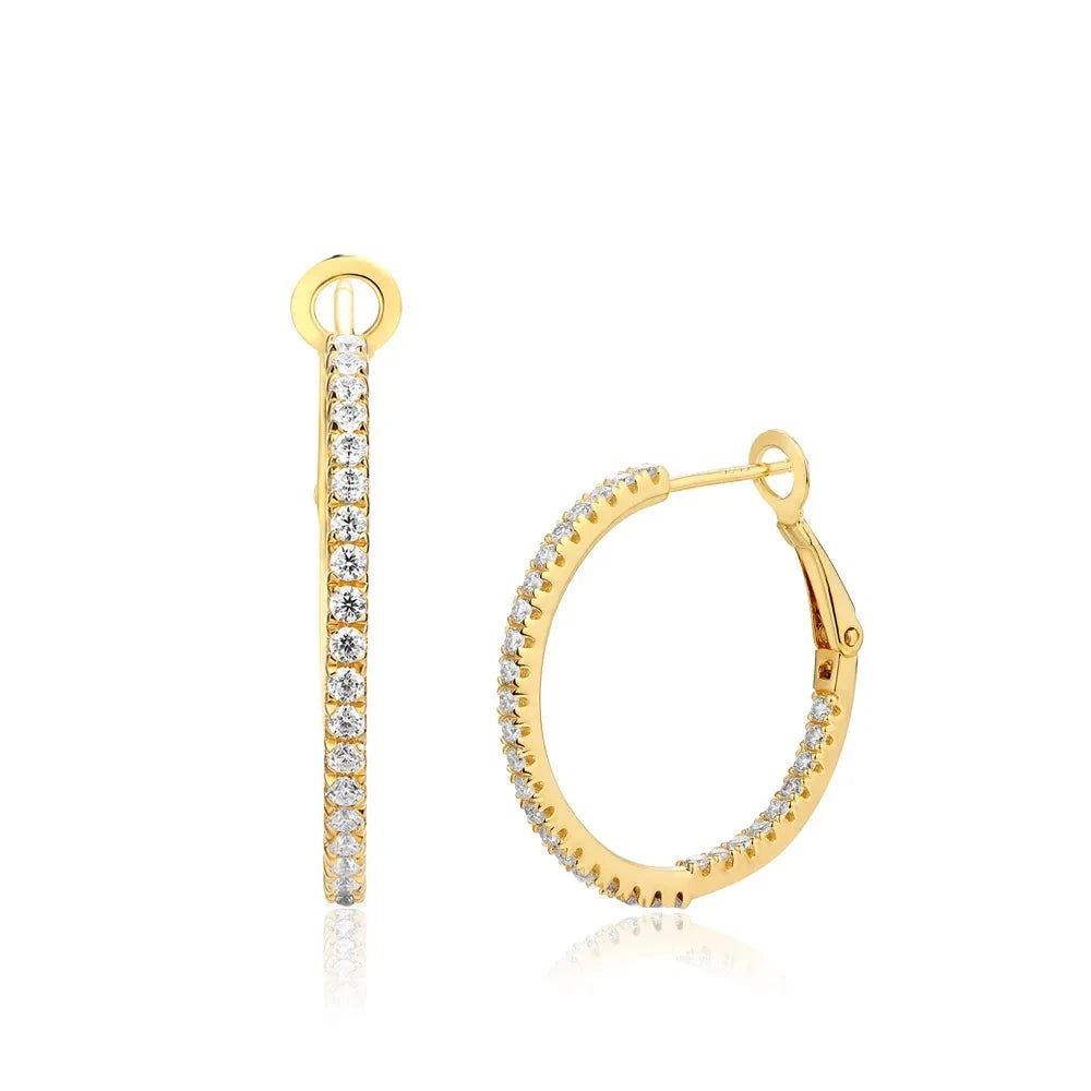 london eye sparkle moissanite earrings - oxford jewellery™