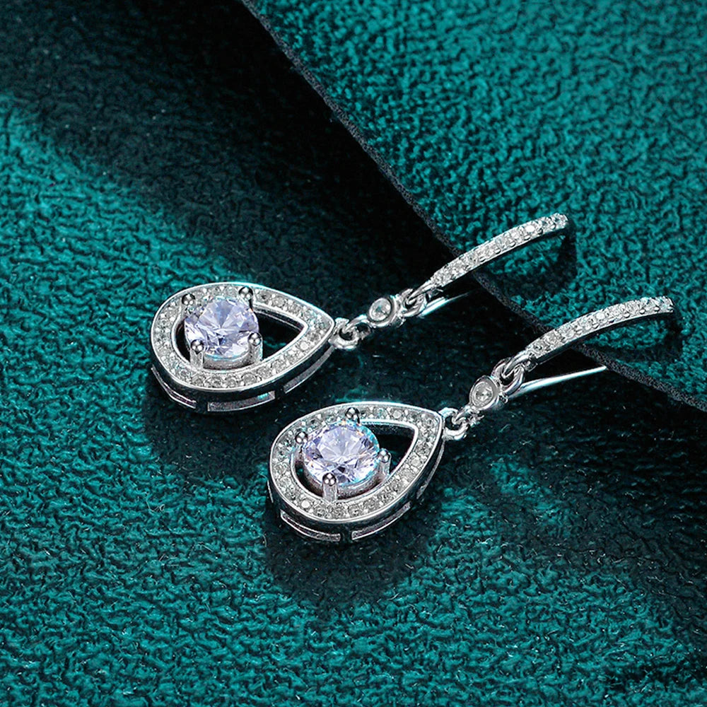 britannia's legacy moissanite earrings - oxford jewellery™