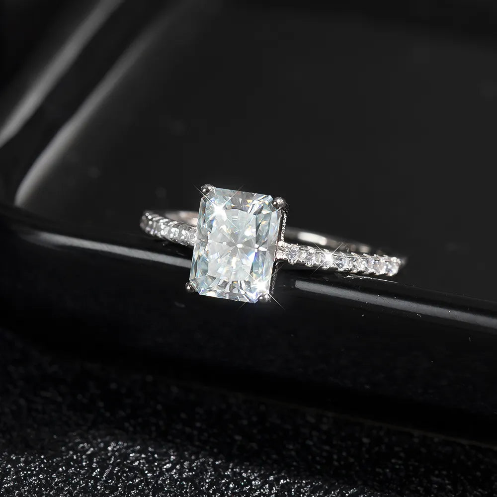 iris murdoch moissanite ring - 1+ carat - oxford jewellery™