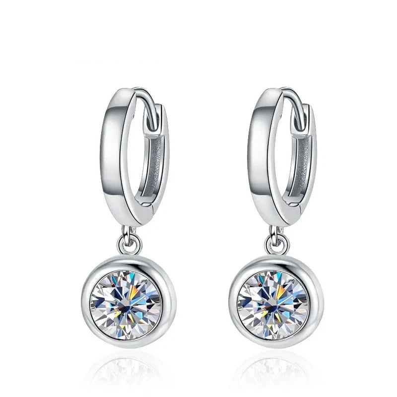 london executive moissanite earrings - oxford jewellery™