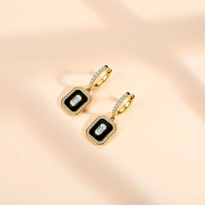 Portrait of a Diamond Moissanite Earrings - Oxford Jewellery™