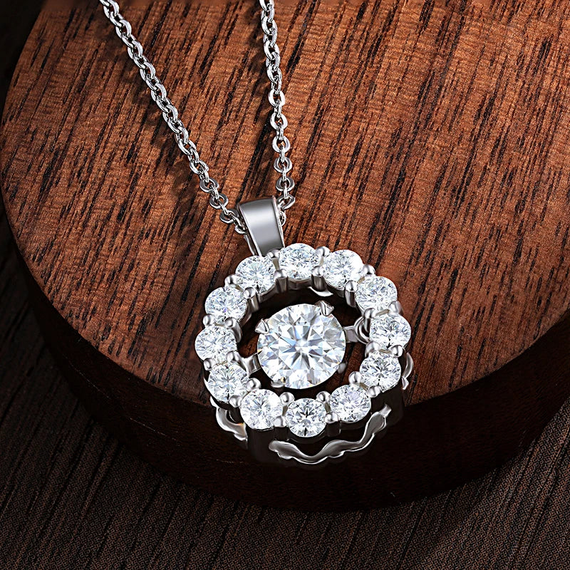 bloomsbury blossom moissanite necklace - oxford jewellery™