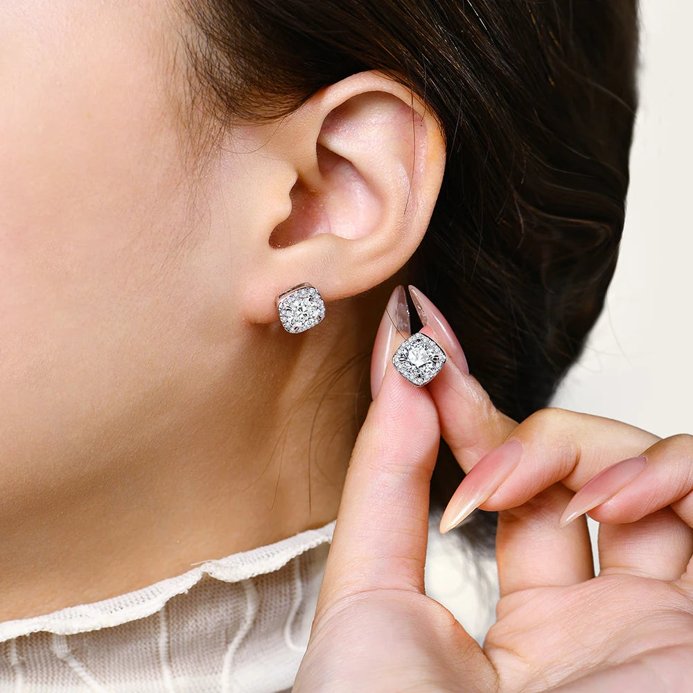 flower of yorkshire moissanite earrings - oxford jewellery™