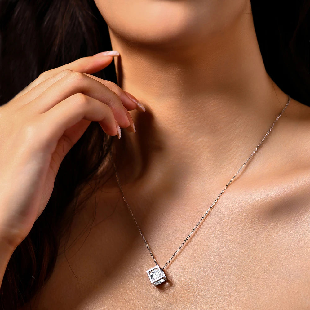 hyde park majesty cubic moissanite necklace - oxford jewellery™