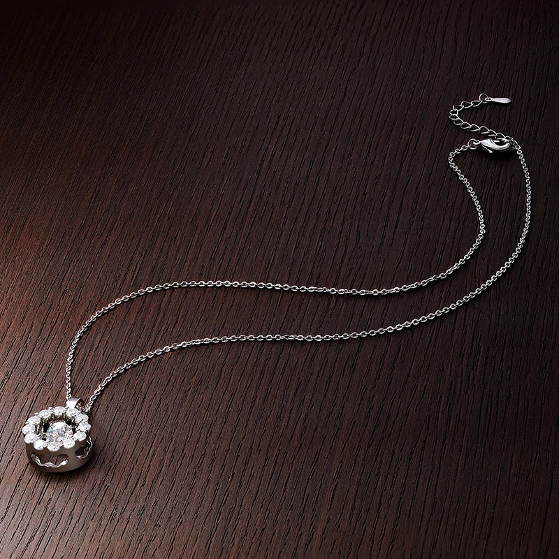 bloomsbury blossom moissanite necklace - oxford jewellery™