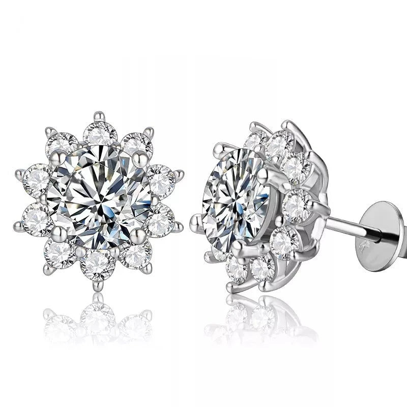 timeless elegance moissanite stud earrings - oxford jewellery™