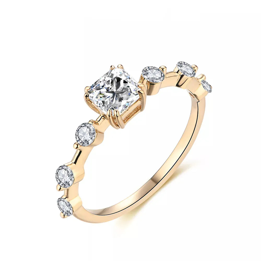 aphra behn moissanite ring - 1 carat - oxford jewellery™