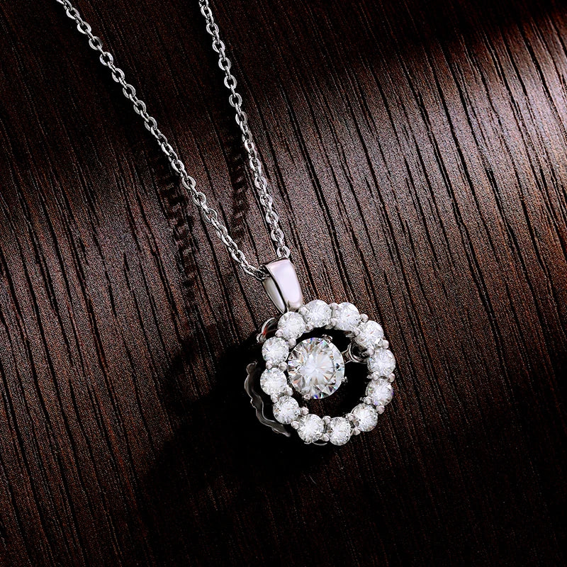 bloomsbury blossom moissanite necklace - oxford jewellery™