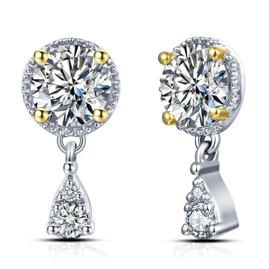 Oxford Clepsydra Moissanite Earrings - Oxford Jewellery™