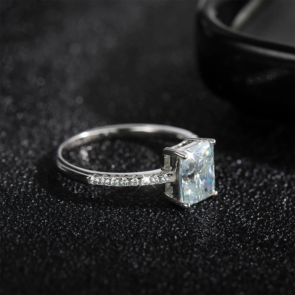 iris murdoch moissanite ring - 1+ carat - oxford jewellery™