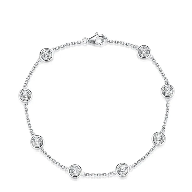 british heritage octet moissanite bracelet - oxford jewellery™